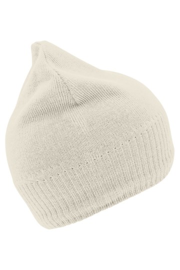 Myrtle Beach gebreide beanie met fleece inzet MB7925 gebrokenwit