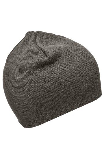 Myrtle Beach katoenen beanie MB7926 modderbruin