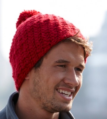 Myrtle Beach Unicolor gehaakte muts met pompoen MB7939