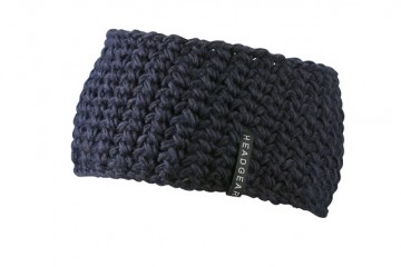 Myrtle Beach gehaakte hoofband MB7947 marineblauw