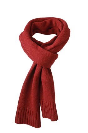 Myrtle Beach Basic Melange sjaal MB7978 donkerrood