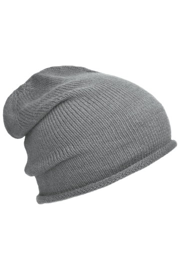 Myrtle Beach Roll-up beanie MB7990 lichtgrijs