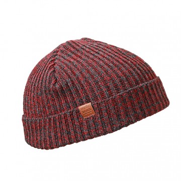 Myrtle Beach Urban Beanie MB7992 donkerrood zwartmelange