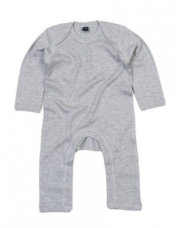 BZ13 Babybugz Baby Rompasuit heather grijs melange