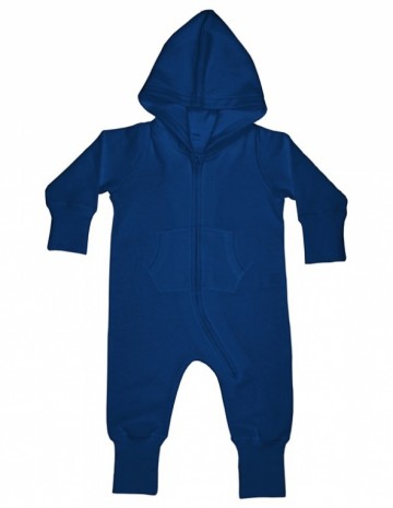BZ25 Babybugz Baby All-in-One speelpakje met kap marineblauw