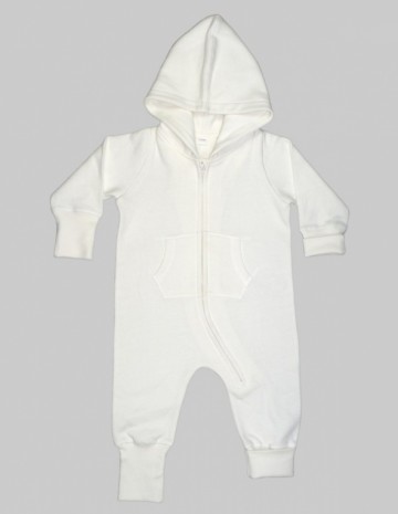 BZ25 Babybugz Baby All-in-One speelpakje met kap vanille