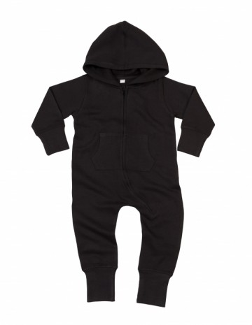 BZ25 Babybugz Baby All-in-One speelpakje met kap zwart