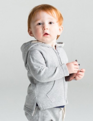 BZ32 Babybugz Baby sweater met kap