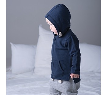 BZ32 Babybugz Baby sweater met kap