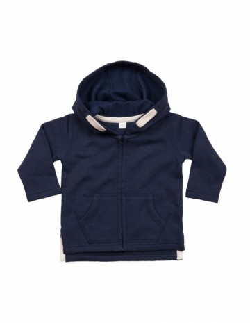 BZ32 Babybugz Baby sweater met kapkap