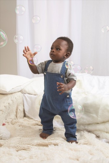 BZ56 Babybugs Baby Rocks Denim tuinbroek BZ56