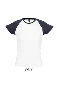 11195 Sol's Milky dames T-shirt tweekleurig