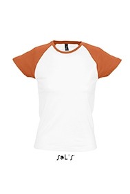 11195 Sol's Milky dames T-shirt tweekleurig