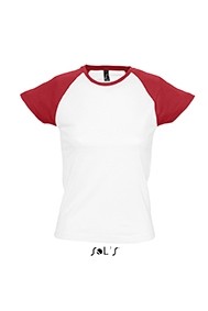 11195 Sol's Milky dames T-shirt tweekleurig