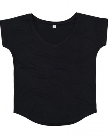 MM147 Mantis dames Loose Fit V-Neck T zwart