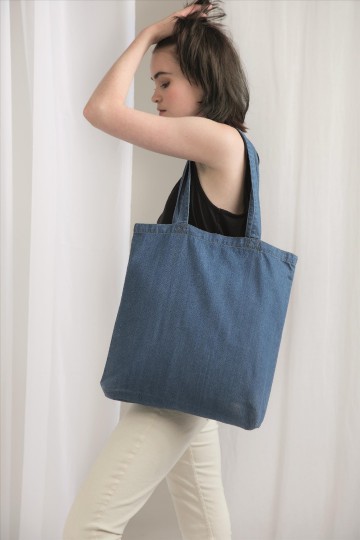 Mantis Denim tote bag M195