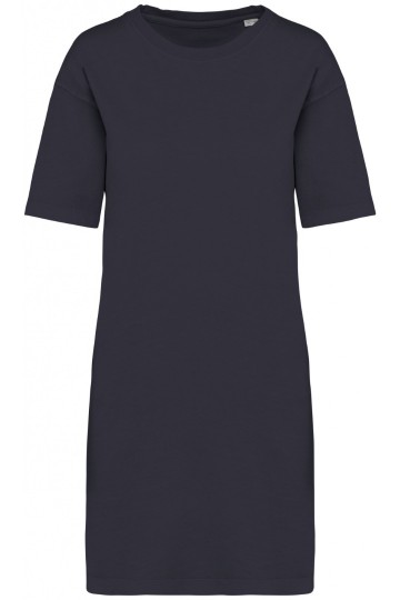 NS5000 NS T-Shirt jurk houtskool grijs