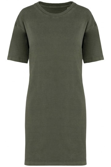 NS5000 NS T-Shirt jurk organisch khaki