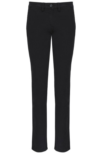 K741 Dames Chino broek black