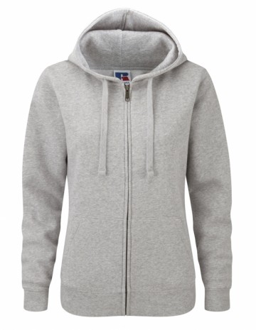 Russell  Authentieke sweater met kap en rits