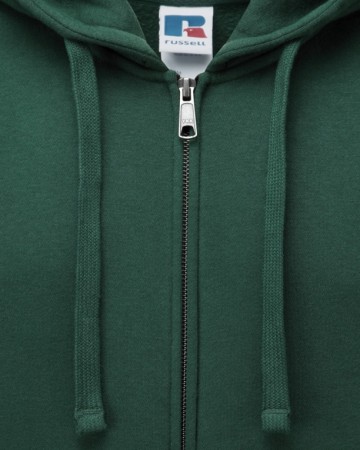 Russell Authentieke sweater met kap en rits