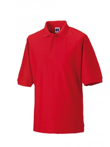 Russell Classic Poly Cotton Polo 539M helder rood