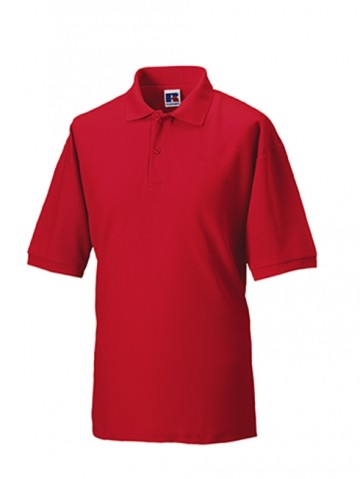 Russell Classic Poly Cotton Polo 539M klassiek rood