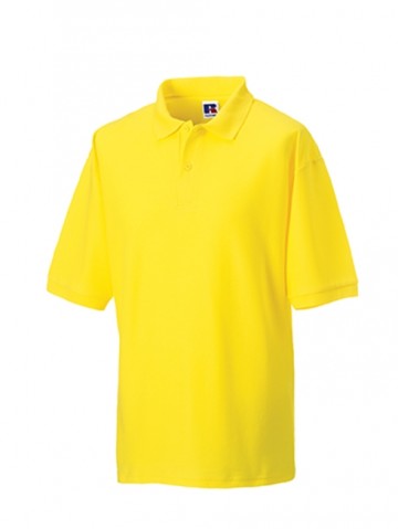 Russell Classic Poly Cotton Polo 539M geel