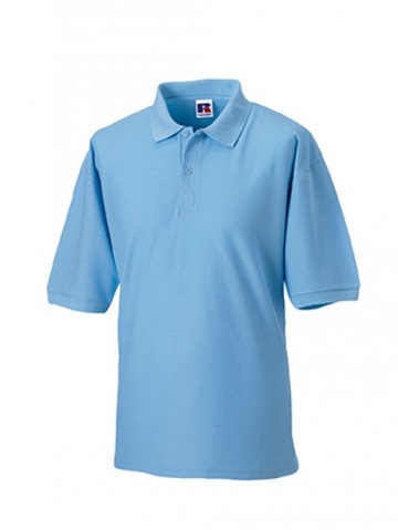 Russell Classic Poly Cotton Polo 539M hemelsblauw