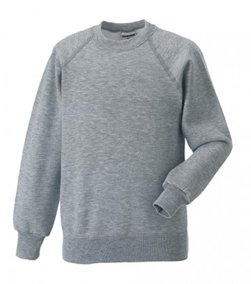 Russell Kids klassieke raglan sweatshirt met LM