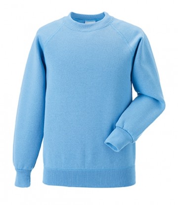 Russell Kids klassieke raglan sweatshirt met LM