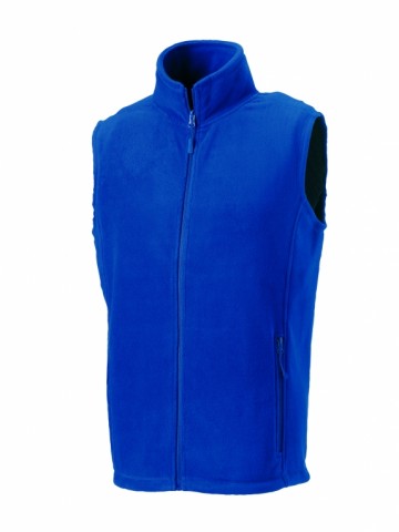 Russell Outdoor Fleece mouwloos met rits