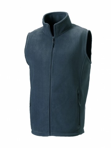 Russell Outdoor Fleece mouwloos met rits