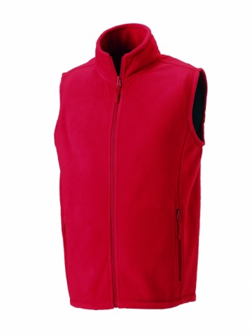 Russell Outdoor Fleece mouwloos met rits