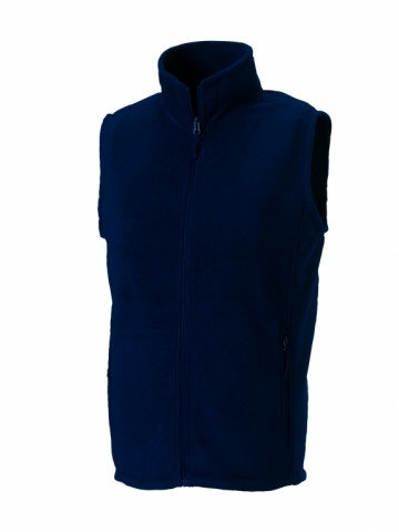 Russell Outdoor Fleece mouwloos met rits