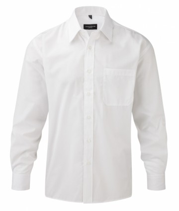 Russell Poplin Shirt Easy Care met LM
