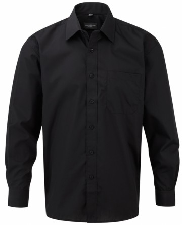Russell Poplin Shirt Easy Care met LM