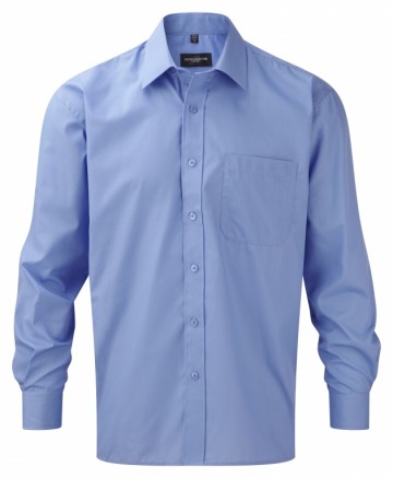 Russell Poplin Shirt Easy Care met LM