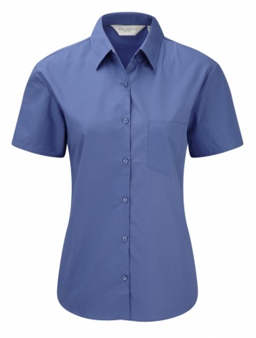 Russell Poplin Shirt Pure Cotton Easy Care