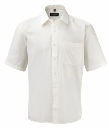 Russell Poplin Shirt Pure Cotton Easy Care