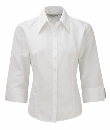 Russell Twill Tencel ® Lyocell Shirt 3/4 mouw
