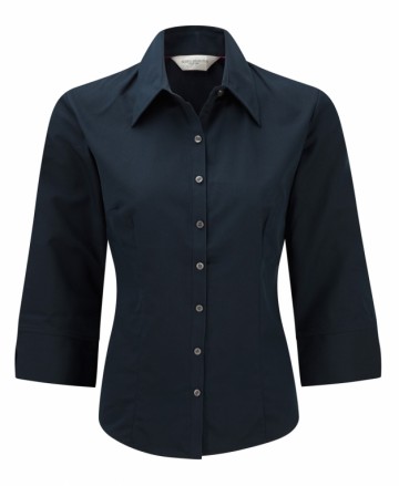 Russell Twill Tencel ® Lyocell Shirt 3/4 mouw