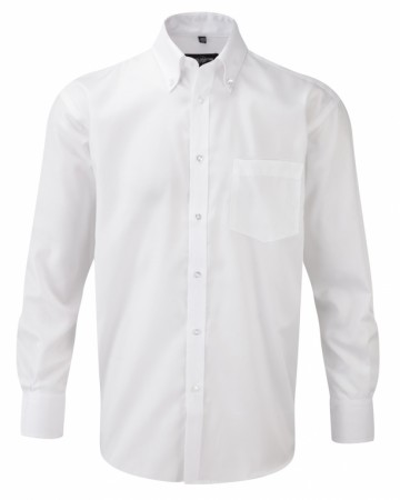 Russell Micro Twill Ultimate Non-Iron Shirt met LM