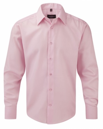 Russell Micro Twill Ultimate Non-Iron Shirt met LM tailored