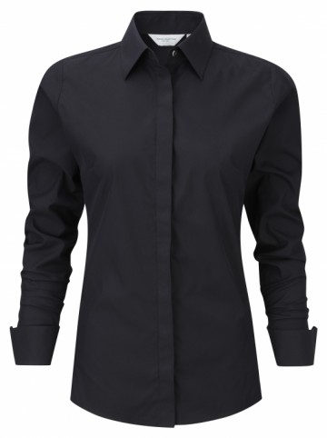 Russell Ultimate Stretch Shirt met LM