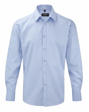 Russell Herringbone Shirt met LM