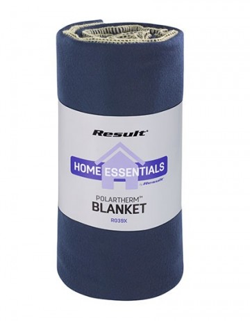 Result Fleece deken RT39 marineblauw