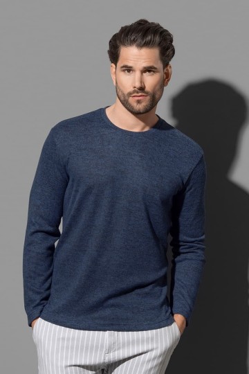 Stedman Melange gebreide sweater LM