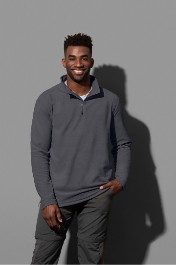 Stedman Active Fleece jacket met halve rits