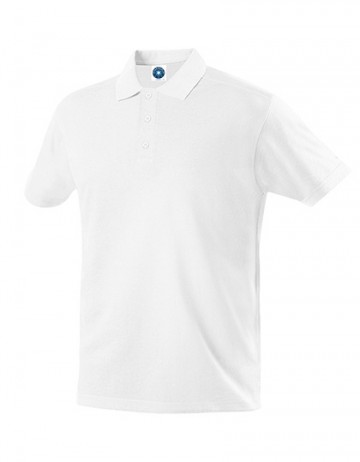 SW160 Starworld Organic Cotton Piqué Polo wit